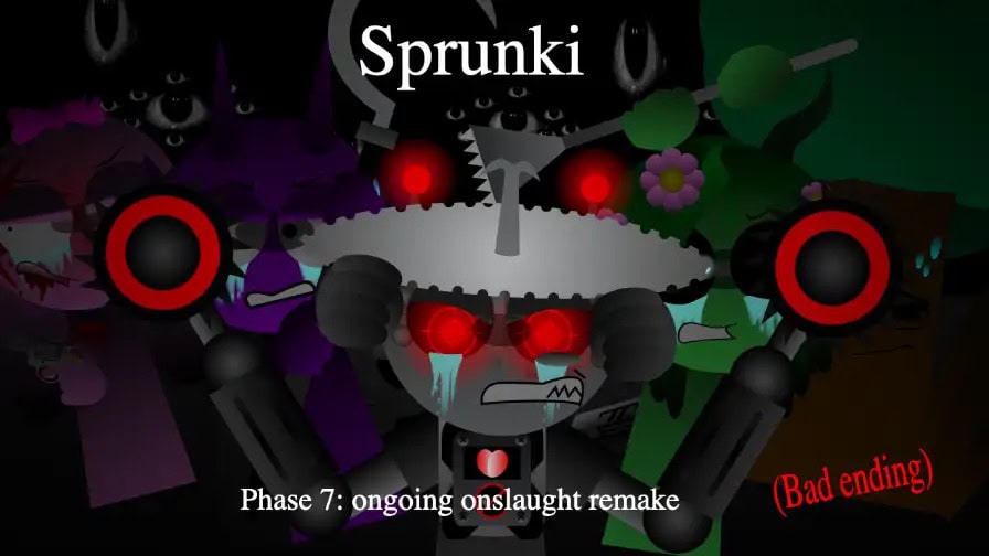 Sprunki Phase 7 Ongoing Onslaught Remake Bad Ending